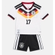 Billige Fotballdrakt Tyskland Florian Wirtz #17 Replika Hjemmedraktsett Barn VM 2026 Kortermet (med bukser)